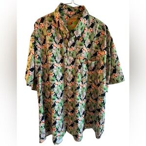 DIXXON Toucan Do It Tropical Leaf Shirt